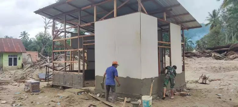 Hunian Sementara Korban Banjir