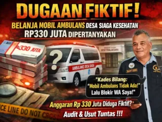Diduga Fiktif, Ambulans Desa Setialaksana telan Anggaran Rp330 Juta dipertanyakan