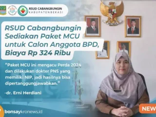 RSUD Cabangbungin Sediakan Paket MCU untuk Calon Anggota BPD, Biaya Rp 324 Ribu