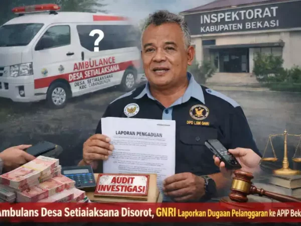 Ambulans Desa Setialaksana Disorot, GNRI Laporkan Dugaan Pelanggaran ke APIP Bekasi