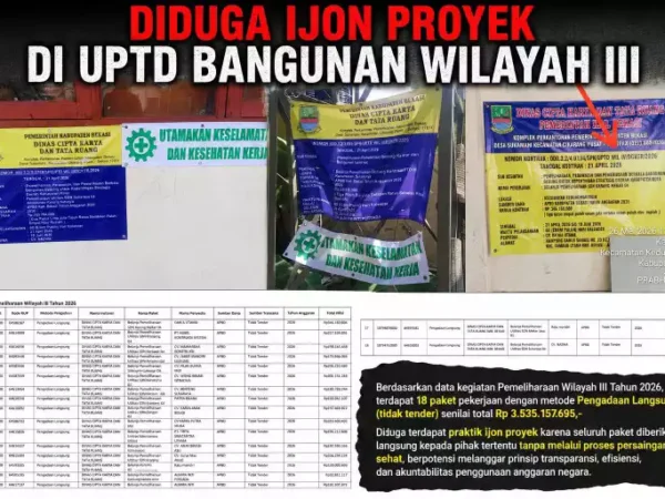 UPTD Bangunan Wilayah III Bekasi Disorot, Dugaan Ijon Proyek Menguat