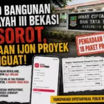 UPTD Bangunan Wilayah III Bekasi Disorot, Dugaan Pengondisian Paket Proyek Menguat