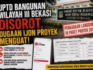 UPTD Bangunan Wilayah III Bekasi Disorot, Dugaan Pengondisian Paket Proyek Menguat