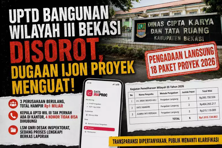 UPTD Bangun Wilayah III Bekasi