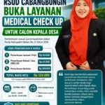 RSUD Cabangbungin Dukung Pilkades Sehat Lewat Layanan MCU