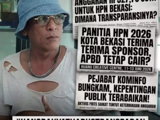 Frits Saikat Tantang Eks Ketua Panitia HPN Buka Data Anggaran Secara Terbuka
