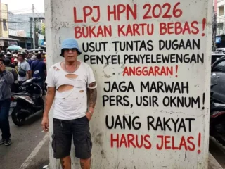 Aktivis Kemanusiaan Frits Saikat Tegaskan LPJ Panitia HPN 2026 Tidak Gugurkan Dugaan Penyelewengan Anggaran
