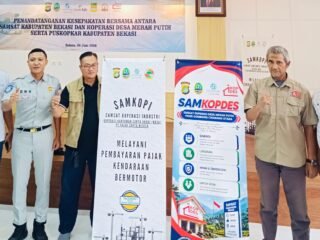 SAMKOPI dan SAMKOPDES Hadir di Bekasi, Bayar Pajak Kendaraan Kini Bisa di Pabrik dan Desa