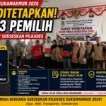 Pemilih Pilkades Sukamakmur