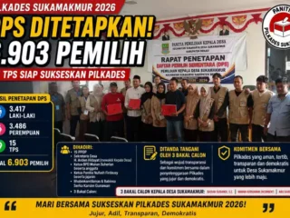 Pilkades Sukamakmur 2026 DPS Ditetapkan 6.903 Pemilih, 15 TPS Siap Sukseskan Pilkades